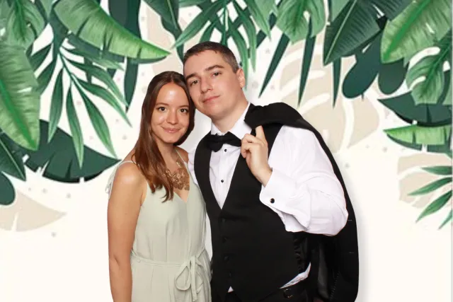 Jungle photo booth backdrop