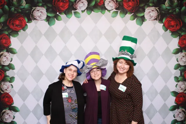 Queen of Hearts photo booth backdrop