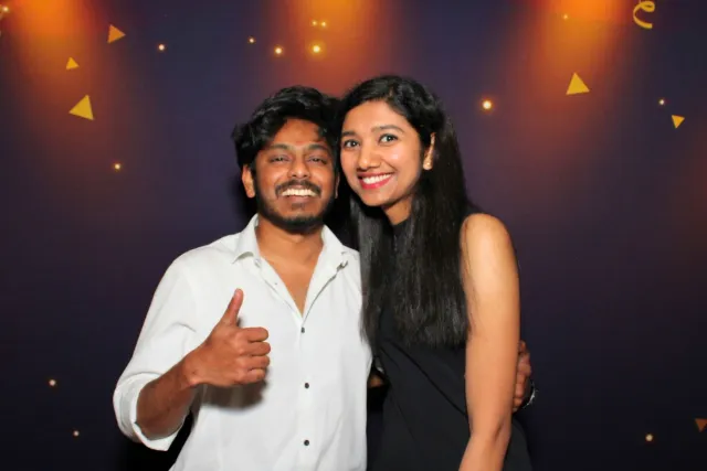 Spotlight photo booth backdrop