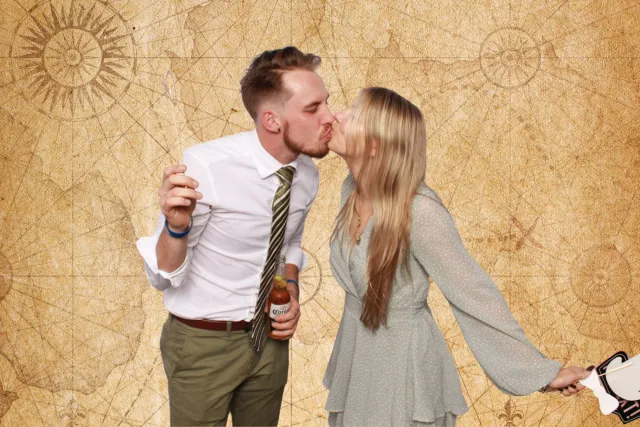 Treasure Map photo booth backdrop